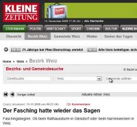 Kleine Zeitung 13.11.2009